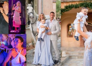 Βάπτιση υπερπαραγωγή με λαμπερούς καλεσμένους