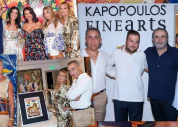 Λάκης Λαζόπουλος – Απόστολος Χαντζαράς: Εγκαίνια της κοινής τους έκθεσης στην γκαλερί Kapopoulos Fine Arts