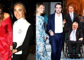 Φίλιππος Γλίξμπουργκ & Νίνα Φλορ: Βασιλικές εμφανίσεις με Celia Kritharioti στο λαμπερό γάμο τους