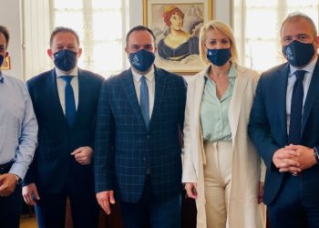 Μύκονος: Ο Αν. Υπουργός Εσωτερικών Στέλιος Πέτσας ανακοίνωσε την έγκριση χρηματοδότησης