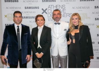 Μιμή Ντενίση: Guest εμφάνιση με εντυπωσιακό φράκο σε fashion show