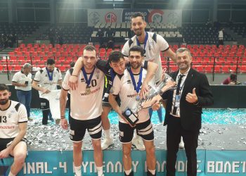 Η KYANA στο πλευρό των ανδρών βόλεϊ στο Final4