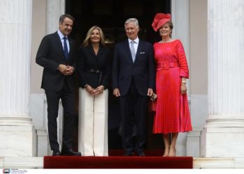 Μαρέβα Μητσοτάκη & βασίλισσα του Βελγίου: Συνάντηση με στιλ