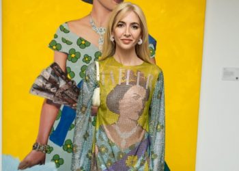 Sabine Getty: Τhe most extravagantly dressed woman during the Jubilee