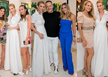 Λαμπερά εγκαίνια της πρώτης ατομικής έκθεσης της Marina Leon