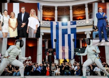 Αγώνες ξιφασκίας στο Περιστύλιο του Ζαππείου