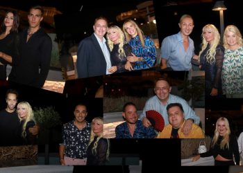 Press dinner με φόντο την Ακρόπολη από την Bold by Angelique Tsanis