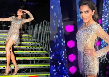 Δέσποινα Βανδή: Με λαμπερή δημιουργία Celia Kritharioti