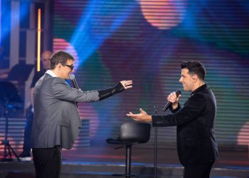 Ο Θοδωρής Φέρρης και ο Νίνο στο “Σπίτι με το Μega”