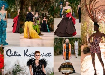 Παρίσι: Εντυπωσιακή επίδειξη της Celia Kritharioti στην Εβδομάδα Μόδας