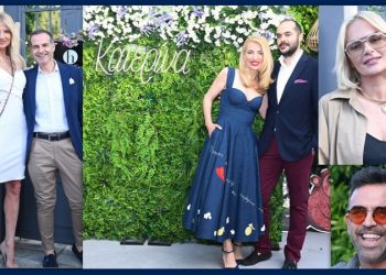 Μαρία Ηλιάκη & Στέλιος Μανουσάκης: Βάφτιση για την μοναχοκόρη τους και πάρτι με φίλους