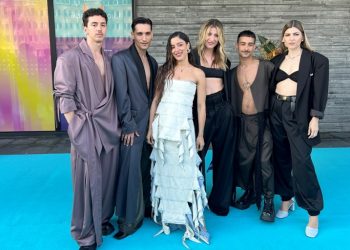 Με την Μαρίνα Σάττι στο Τιρκουάζ Χαλί της Eurovision