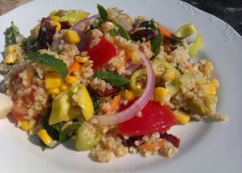 Συνταγή για εύκολη σαλάτα με πλιγούρι