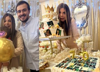 Άντζελα Δημητρίου: Οικογενειακά γενέθλια με φαντασμαγορικές τούρτες