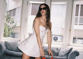 Μαρίνα Σάττι: Λευκή οπτασία με Celia Kritharioti Couture