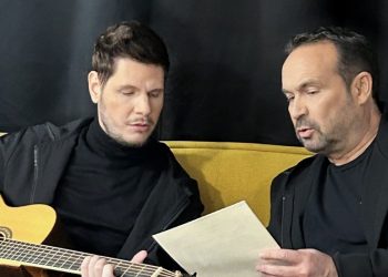 Κώστας Μακεδόνας & Γιάννης Χριστοδουλόπουλος στο studio
