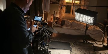 Στα γυρίσματα της ταινίας «Το νανούρισμα»