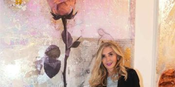 Εριέττα Βορδώνη: Εγκαίνια της έκθεσης « Ο κήπος του Επίκουρου»