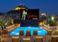 «Pool Your Cinema» με φόντο το Λυκαβηττό