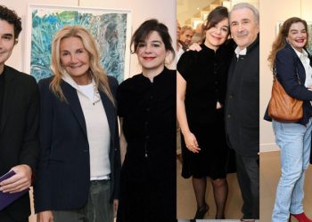 Εγκαίνια με φίλους για την Χριστίνα Μπρέμπου στην Γκαλερί Σκουφά